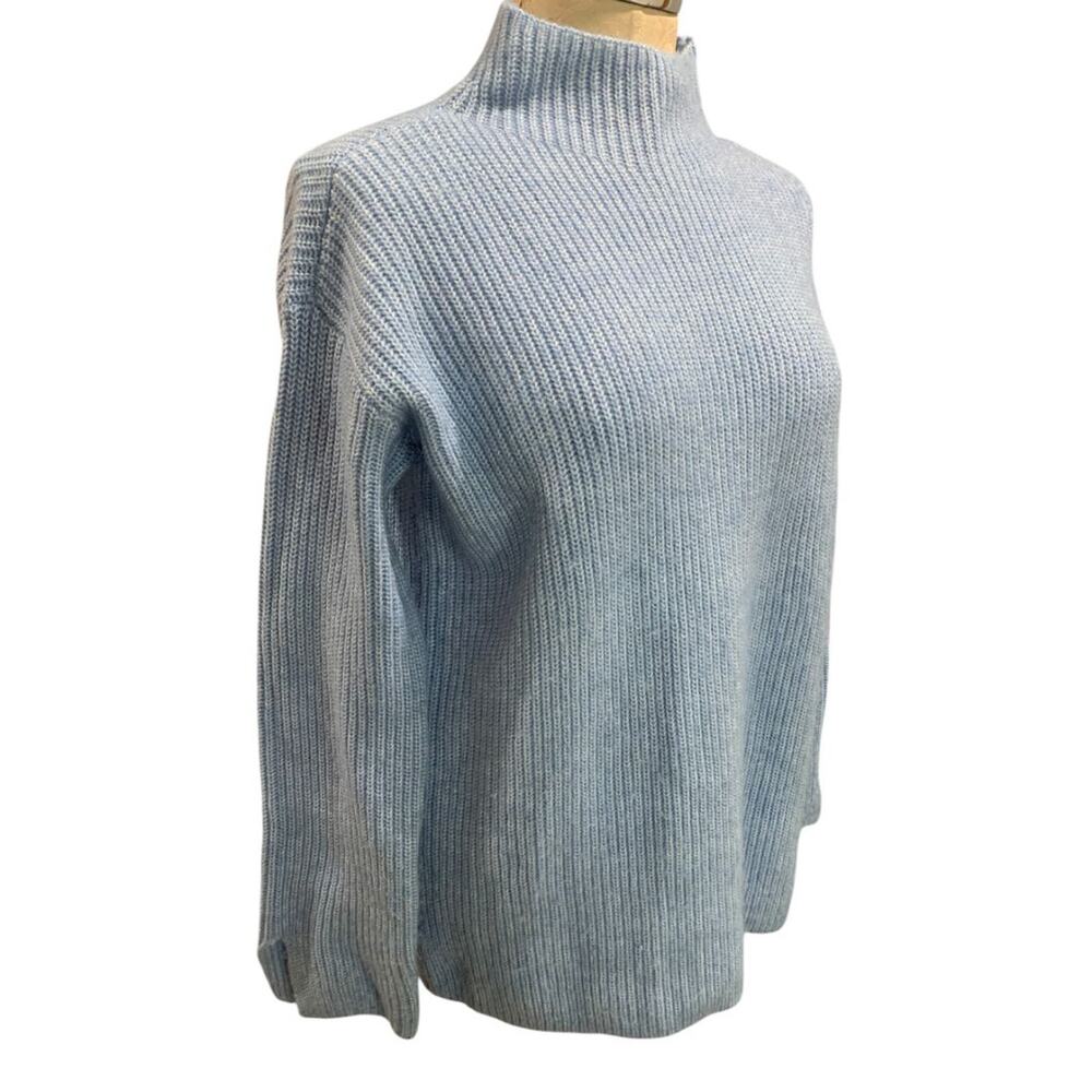 Size XS Loft Womens Light Blue Mockneck Sweater